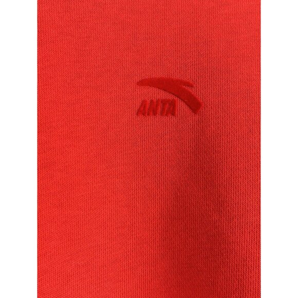 Anza Sports Sweatshirt Red White Black Xs Extra Small - Picture 2 of 16